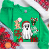 Ghostly Christmas Collage DTF or Sublimation Transfer