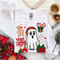 Ghostly Christmas Collage DTF or Sublimation Transfer