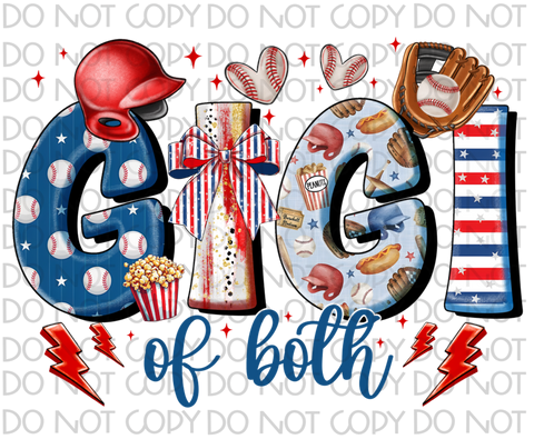 Mama/Nana/Gigi Of Both DTF or Sublimation Transfer