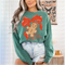 Gingerbread Christmas Bow DTF or Sublimation Transfer