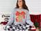 Gingerbread Christmas Bow DTF or Sublimation Transfer