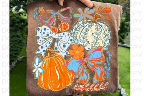 Glitter Thanksgiving DTF or Sublimation Transfer