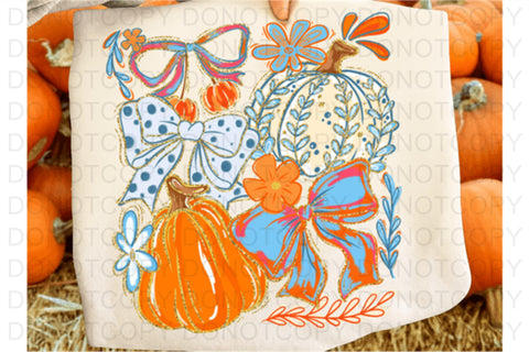 Glitter Thanksgiving DTF or Sublimation Transfer