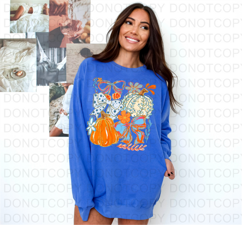 Glitter Thanksgiving DTF or Sublimation Transfer