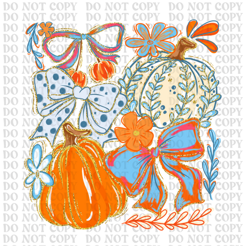 Glitter Thanksgiving DTF or Sublimation Transfer