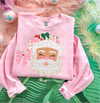 Glitter Santa DTF or Sublimation Transfer