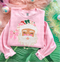 Glitter Santa DTF or Sublimation Transfer