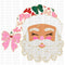Glitter Santa DTF or Sublimation Transfer