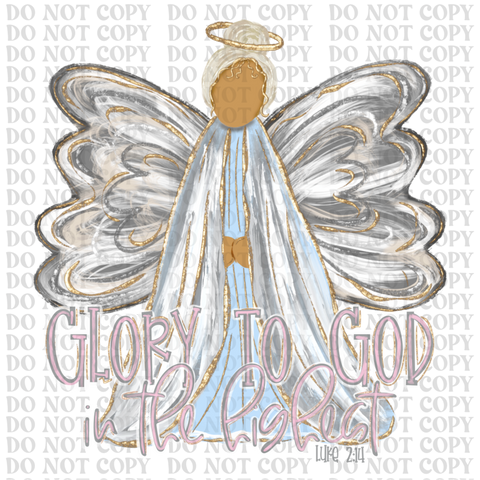 Glory to God DTF or Sublimation Transfer