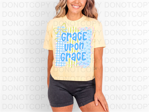 Grace Upon Grace DTF or Sublimation Transfer