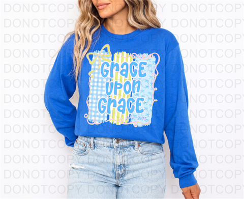 Grace Upon Grace DTF or Sublimation Transfer