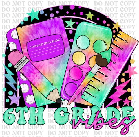 Grade Vibes DTF or Sublimation Transfer
