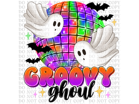 Groovy Ghoul DTF or Sublimation Transfer