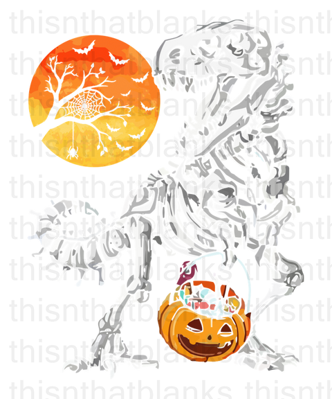 Halloween Skeleton Sublimation or DTF Transfer