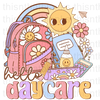 Hello Daycare Sublimation Or DTF Transfer