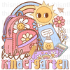 Hello Kindergarten Sublimation Or DTF Transfer