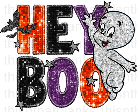 Hey Boo Sublimation or DTF Transfer