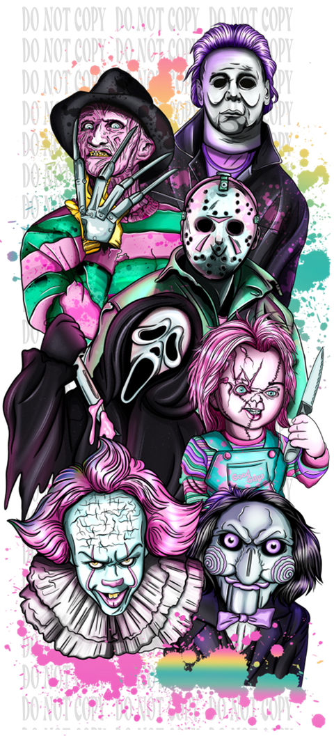 Horror Squad DTF or Sublimation Transfer