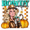 Howdy Pumpkin Dolly Sublimation Or DTF Transfer