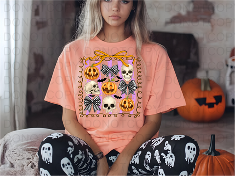 Halloween Bow DTF or Sublimation Transfer