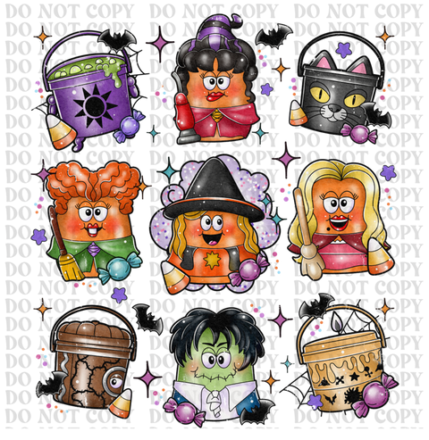 Halloween Nuggets DTF or Sublimation Transfer