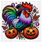 Halloween Rooster DTF or Sublimation Transfer