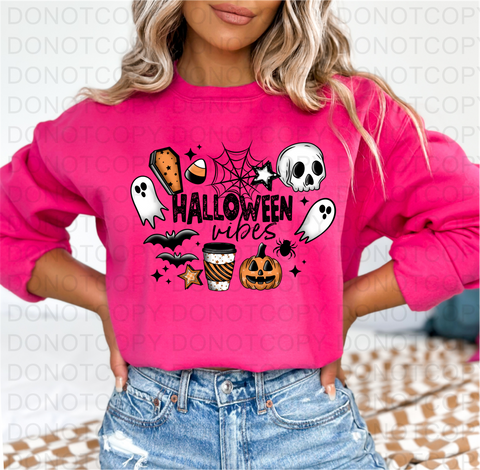 Halloween Vibes DTF or Sublimation Transfer