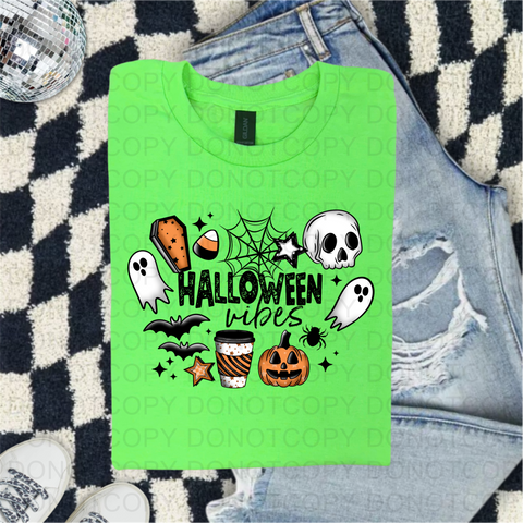 Halloween Vibes DTF or Sublimation Transfer