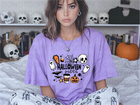 Halloween Vibes DTF or Sublimation Transfer