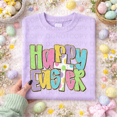 Happy Easter DTF or Sublimation Transfer