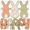 Happy Easter DTF or Sublimation Transfer