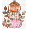 Happy Fall Pumpkin Stack DTF or Sublimation Transfer