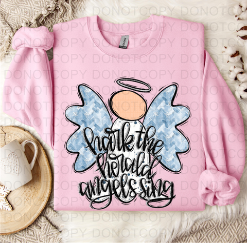 Hark The Herald DTF or Sublimation Transfer