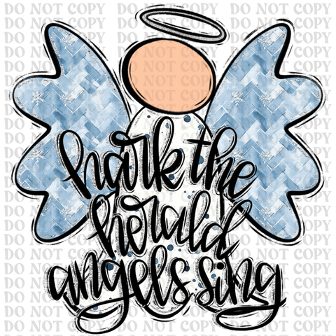 Hark The Herald DTF or Sublimation Transfer