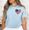 Freedom Heart DTF or Sublimation Transfer