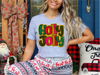 Holly Jolly DTF or Sublimation Transfer