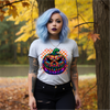 Holographic Scary Pumpkin DTF or Sublimation Transfer