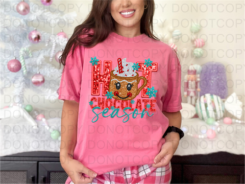 Hot Chocolate Season DTF or Sublimation Transfer
