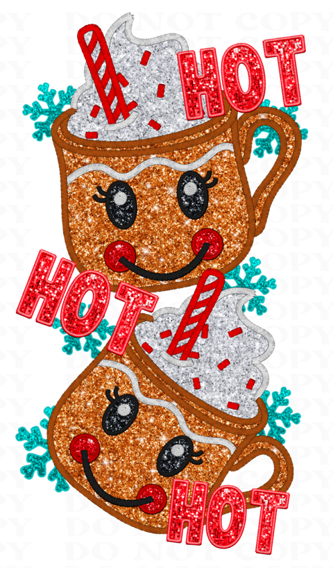 Hot Chocolate Season DTF or Sublimation Transfer
