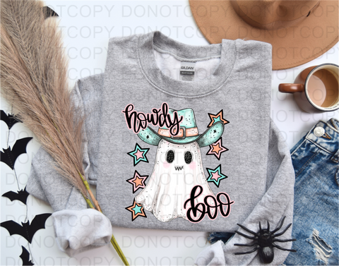 Howdy Boo DTF or Sublimation Transfer