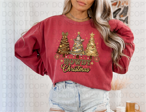 Howdy Christmas DTF or Sublimation Transfer