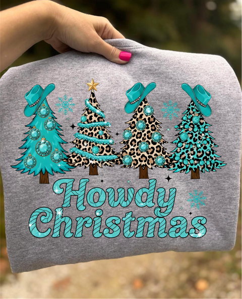Howdy Christmas DTF or Sublimation Transfer