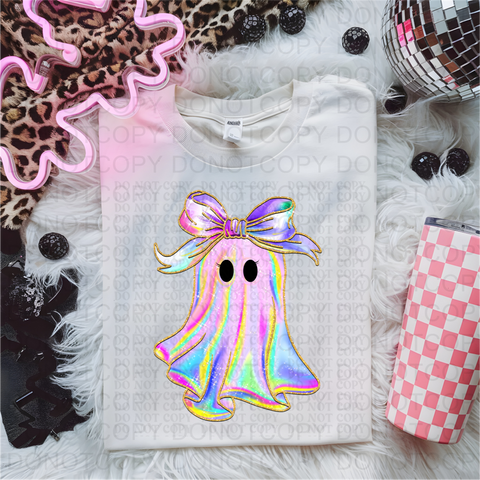 Iridescent Ghost DTF or Sublimation Transfer