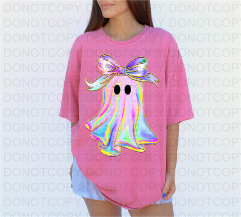Iridescent Ghost DTF or Sublimation Transfer