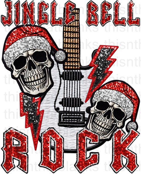 Jingle Bell Rock With Sleeve Sublimation or DTF Transfer
