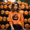 Jack o'lantern DTF or Sublimation Transfer