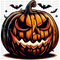 Jack o'lantern DTF or Sublimation Transfer