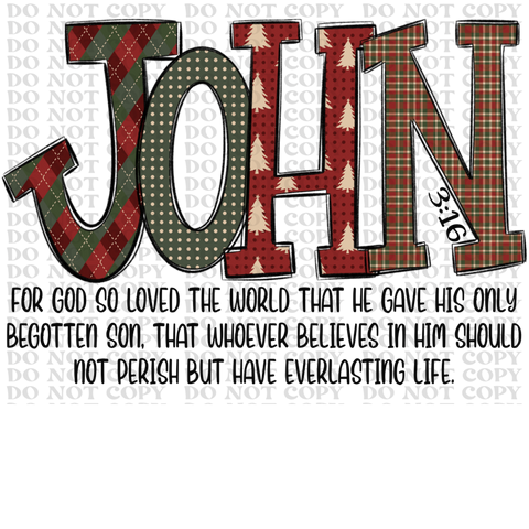John 316 DTF or Sublimation Transfer