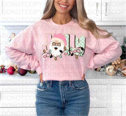 Jolly Santa DTF or Sublimation Transfer