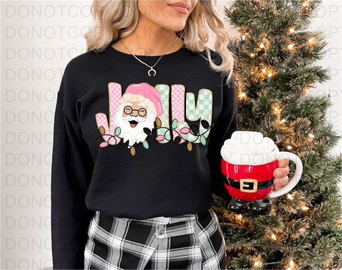 Jolly Santa DTF or Sublimation Transfer